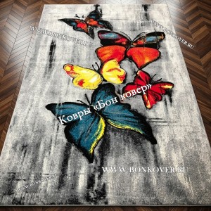 Современный Ковер  С Бабочками